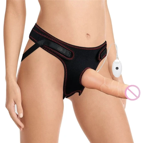 Cтрапон с вибрацией LoveToy Ingen Easy Strapon Set 7.5"