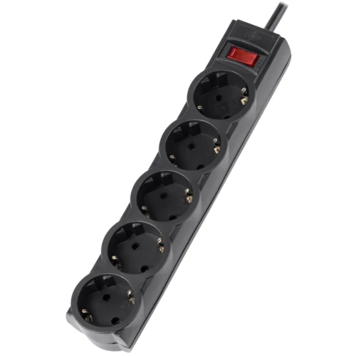 Сетевой фильтр LogicPower LP-X5 PREMIUM 2m black (9583)