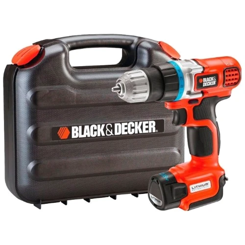 Шуруповерт акумуляторний Black & Decker EGBL108K: Тип патрона швидкозажимний