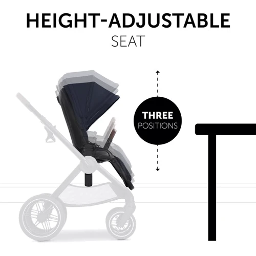 Универсальная коляска 2 в 1 Hauck Walk N Care Dark Navy Blue (16545-4): Материал колес резина (надувные)
