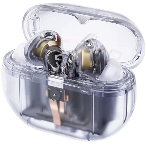 Наушники SoundPEATS Capsule 3 Pro Transparent White: Тип крепления без креплений