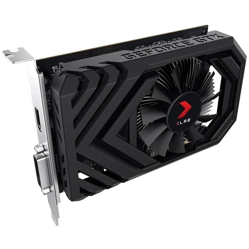 Видеокарта PNY GeForce GTX 1650 XLR8 Gaming OC 4GB (VCG16504SFPPB-O): Тип памяти GDDR5