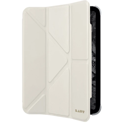 Аксессуар для iPad LAUT HUEX FOLIO Y Tri-Fold Stand with Apple Pencil White (L_IPM7_HF_W) for iPad Mini 7 2024: Материал полиуретан