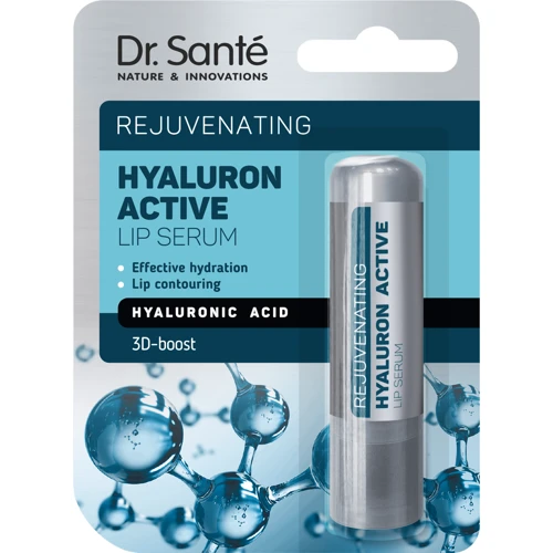 Dr.Sante Hyaluron Active Rejuvenating Lip Serum Сыворотка для губ с гиалуроновой кислотой 3,6г
