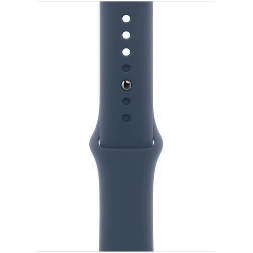 Apple Watch Series 9 45mm GPS Silver Aluminum Case with Storm Blue Sport Band - M/L (MR9E3) Approved Витринный образец: Производитель Apple