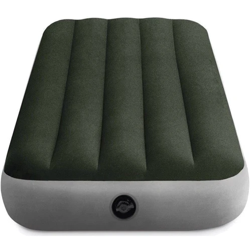 Надувний матрац Intex Classic Downy Airbed зелений (64777): Матеріал ПВХ