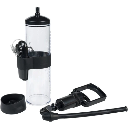 Вакуумная помпа с вибрацией Powerpump MAX Vibrating - Black&Clear, BS6000035