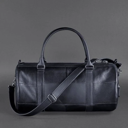 Мужская дорожная сумка BlankNote Harper темно-синяя (BN-BAG-14-navy-blue): Тип ручки Со съемным ремнем, Плечевой ремень, С двумя ручками, Короткая ручка