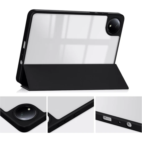 Аксесуар для планшетних ПК BeCover Soft Edge TPU з Pencil Mount Не Touch Marble для Xiaomi Redmi Pad SE 8.7 (712573)