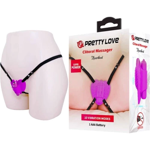 Клиторальный стимулятор Pretty Love Clitoral Massager Heartbeat