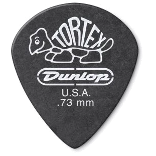 Медиатор Набор медиаторов DUNLOP 482P.73 TORTEX PITCH BLACK JAZZ PLAYERS PACK 0.73