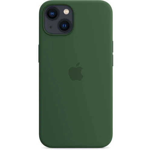 Чохол для iPhone Apple Silicone Case with MagSafe Clover (MM263) for iPhone 13: Колір зелений