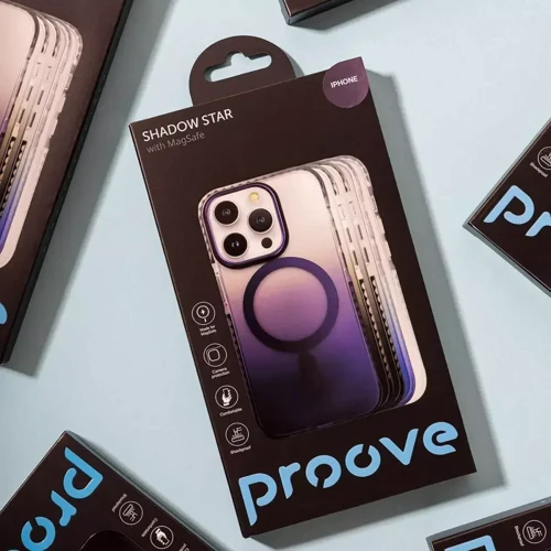 Чехол для iPhone Proove Shadow Star Case with Magnetic Ring White for iPhone 16 Plus: Материалы поликарбонат и полиуретан