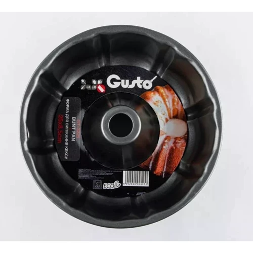 Форма Gusto GT-3225 для кекса 25x8.5см (100066): Материал Сталь
