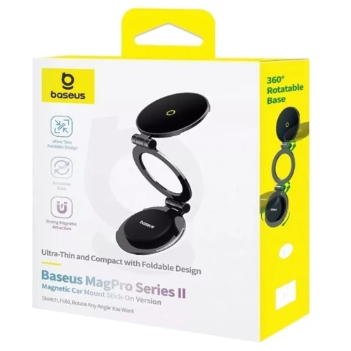 Держатель Baseus Car Holde Magnetic MagPro II Black (C40172900121-00): Тип автомобильный
