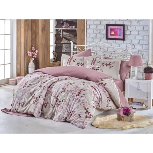 Комплект постільної білизни Hobby Exclusive Sateen Irma сатин євро бежевий (32153)