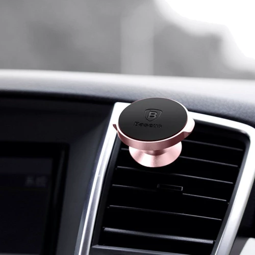Держатель Baseus Car Holder Magnetic Small Ears Air Vent Rose Gold (SUER-A0R) фото 5