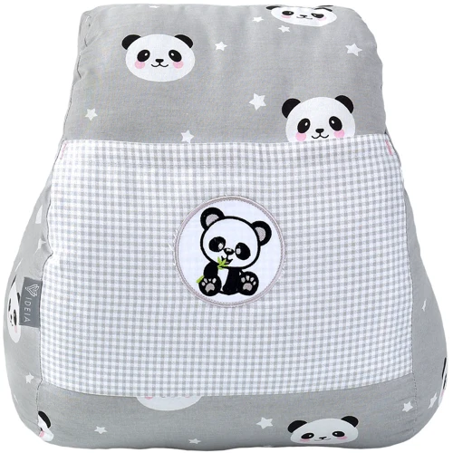 Подушка Papaella Mini Панда для кормления, серая, 30х28х30 см (8-31999): Производитель Papaella