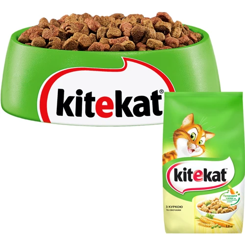 Сухой корм для котов Kitekat курочка с овощами 1,8 кг (5900951137884): Тип Сухой корм