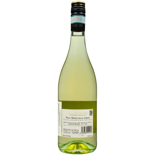 Вино Monte Del Fra Pinot Grigio Delle Venezie 2023 DOC белое сухое 0.75 л (FSH_8032589501953): Страна производитель Италия