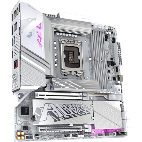 Gigabyte Z890M AORUS ELITE WIFI7 ICE: Разъемы на задней панели USB 2.0, USB 3.2 Gen 1, USB 3.2 Gen 2, USB Type-C, DisplayPort, Ethernet RJ-45, HDMI