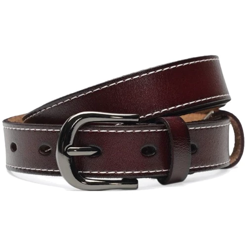 Женский ремень Borsa Leather коричневый (CV1ZK-007-coffee)