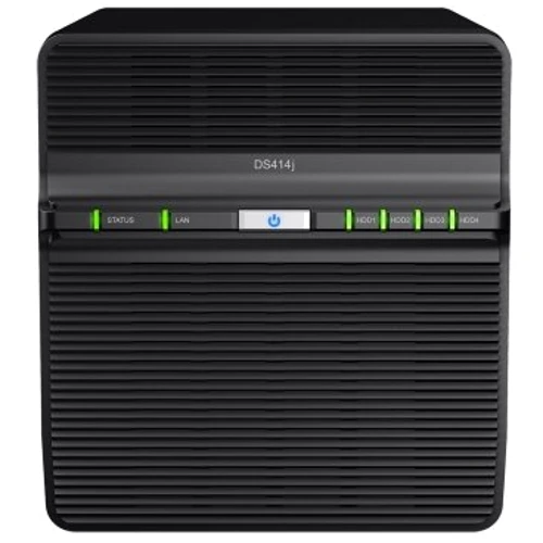 Сетевой накопитель (NAS) Synology DS414J: Предустановленные диски нет