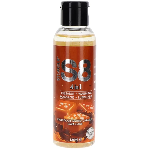 Съедобная массажная смазка Stimul8 4-in-1 Dessert Lube шоколадный десерт, 125 мл