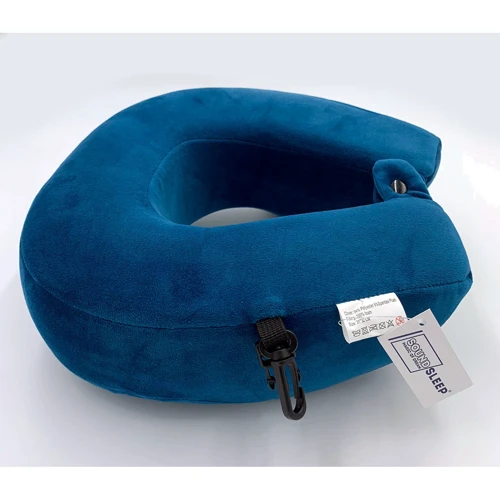 Подушка SoundSleep с пеной мемори 31x32 см темно-синий (653590749424) фото 6