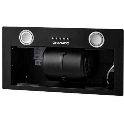 Вытяжка GRANADO Palamos 3603-1200 Black: Материал корпуса крашенный металл, стекло