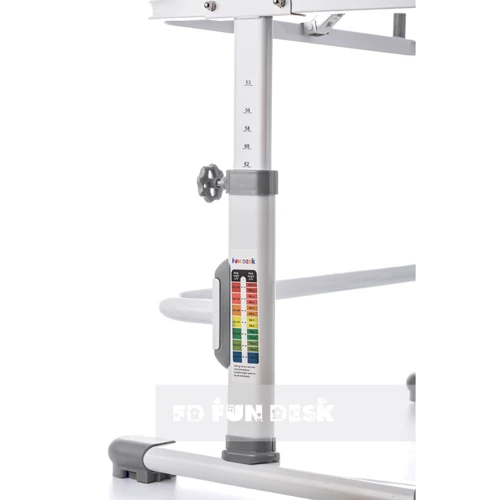 Комплект FunDesk Парта і стілець-трансформери Vivo II Grey