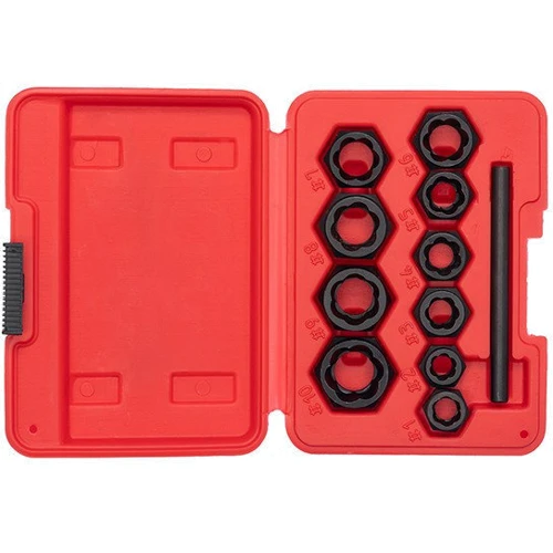 Набор экстракторов для поврежденных болтов и гаек, 10шт Intertool SD-8007