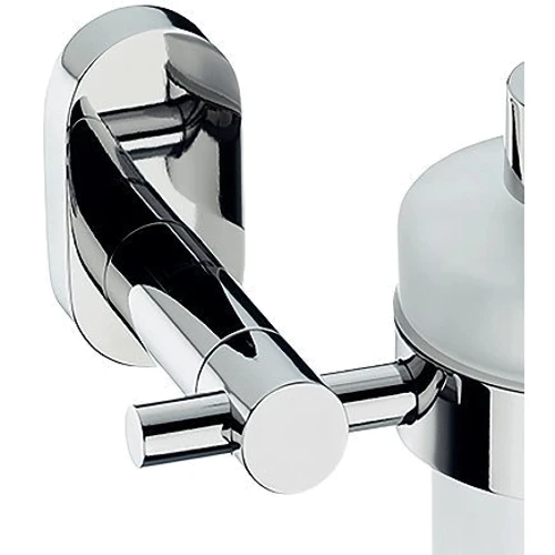 Дозатор для жидкого мыла KELA Lucido настенный серебристый 250 мл (22695)