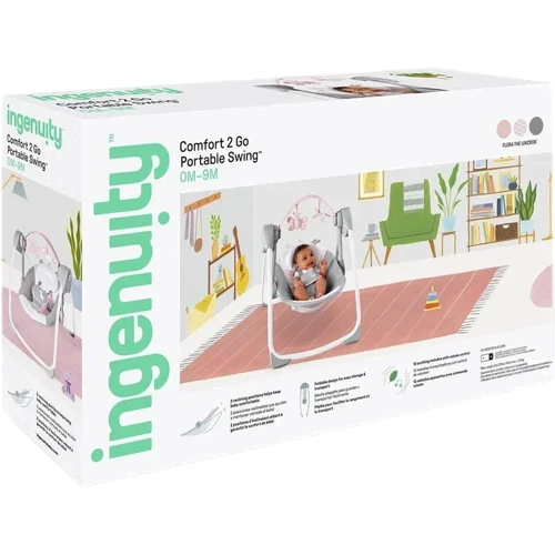 Кресло-качалка Ingenuity Comfort2Go Flora the Unicorn (12202) (074451122024) фото 9