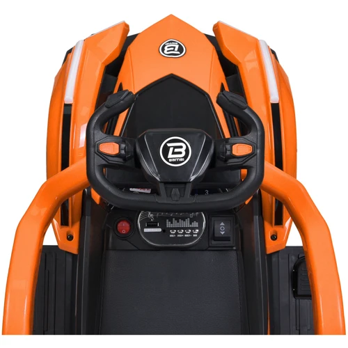 Детский электромобиль-толокар 3в1 Bambi оранжевый (M 5781EBLR-7)