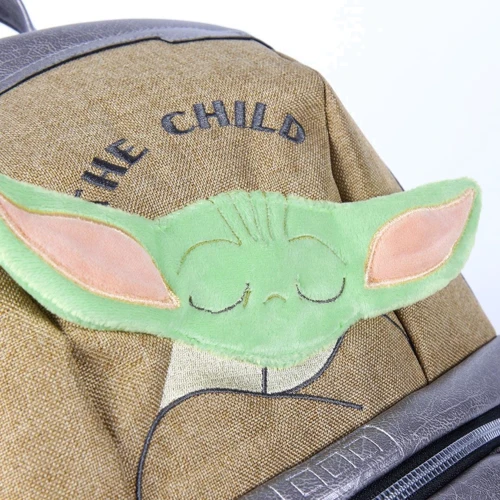 Рюкзак Cerda Mandalorian - The Child Silver Casual Fashion Faux-Leather Backpack: Тип Молодежный рюкзак