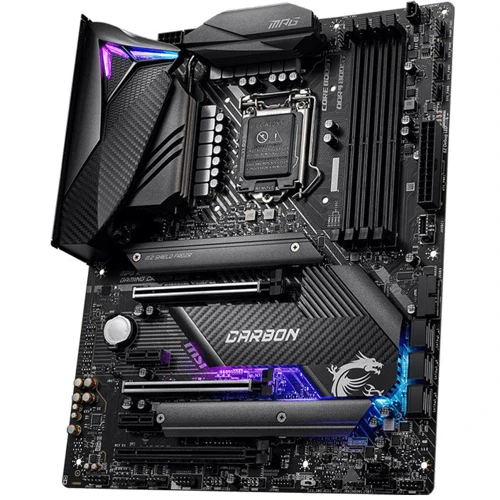 MSI MPG Z490 Gaming Carbon WiFi Socket 1200: Оперативная память 4xDDR4 4800 МГц, до 128 ГБ