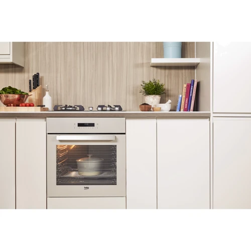 Духовой шкаф электрический Beko BIM 24400 WCS: Размеры 59.5x59.4x56.7