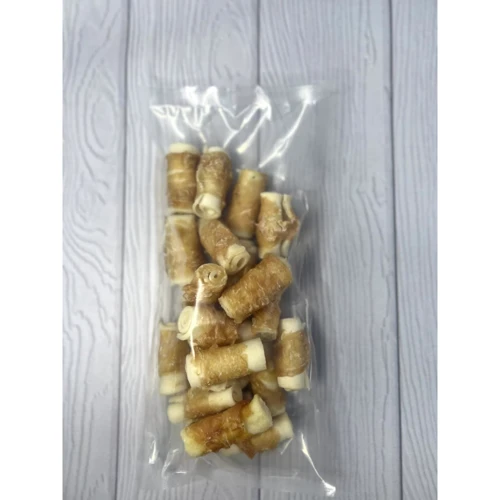 Лакомства для собак AnimAll Dental трубочка рулетик №2 с мясом курицы 5-6 см 20 шт. (2000981274726)