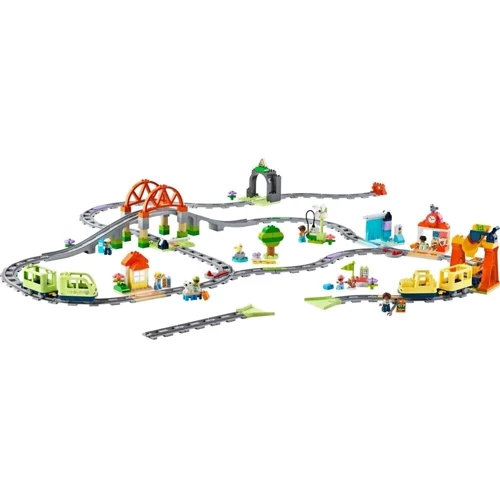 Конструктор LEGO DUPLO Town Большой интерактивный общественный поезд 103 детали (10428): Количество деталей, шт. 103