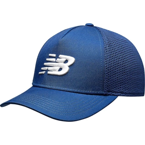 Бейсболка New Balance Team Trucker Cap синяя (MH013035CAW)