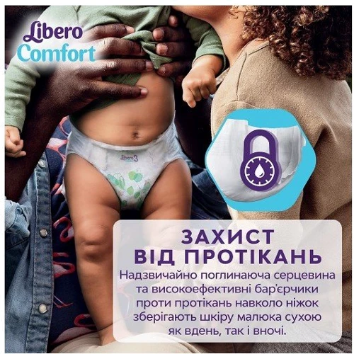 Підгузки Libero Comfort 6 (68шт): Стать дитини Унисекс