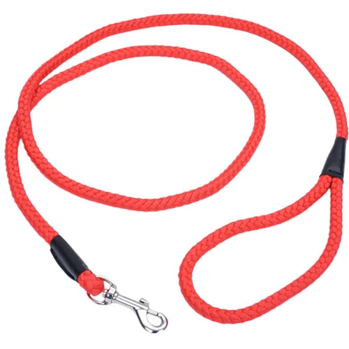 Круглий поводок Coastal Rope Dog Leash для собак червоний 1.8 м