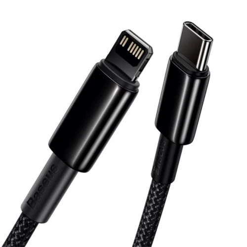 Кабель Baseus Cable USB-C to Lightning Tungsten PD 20W 1m Black (CATLWJ-01): Довжина 1 м