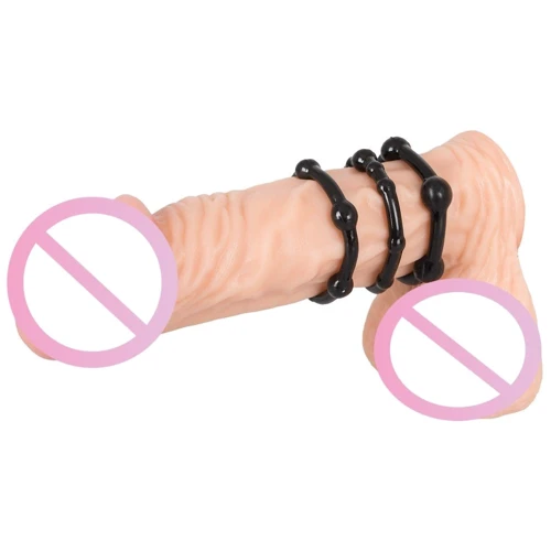 Набор эрекционных колец Orion Get Hard Black