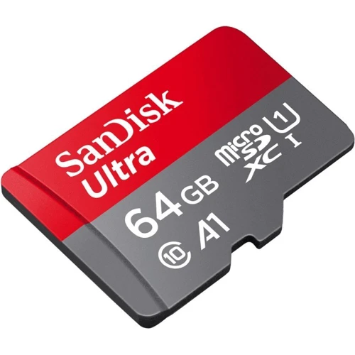 Карта пам'яті SanDisk 64GB microSDXC Сlass 10 UHS-I U1 A1 Ultra + adapter (SDSQUAB-064G-GN6MA): Клас карти U1, A1, UHS-I, Class 10