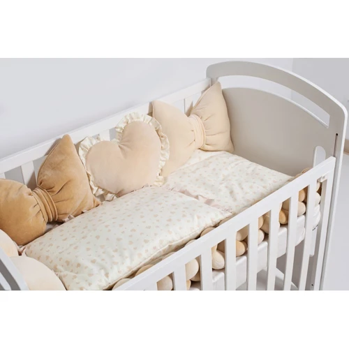 Постельный комплект Twins Love 4020-TL-02 beige 6 эл. бежевый