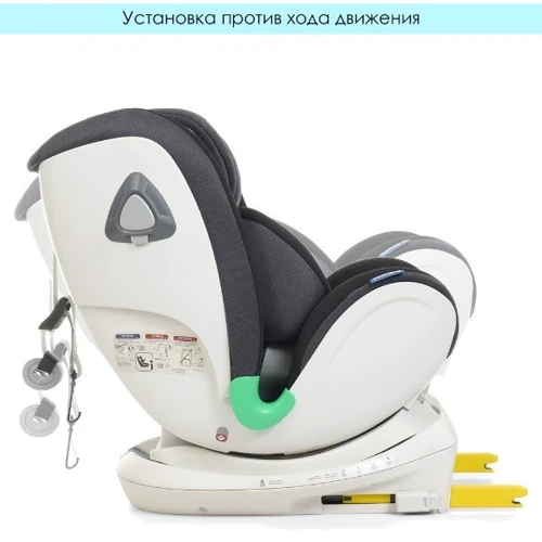 Автокресло El Camino (0-36кг) ME 1081 I-TRUST 360 ISOFIX (grey): Крепление Isofix есть