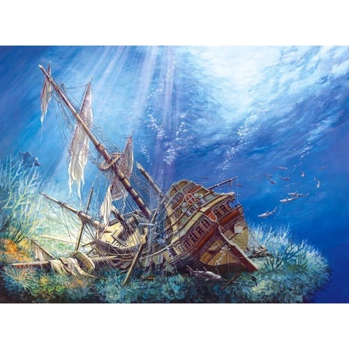 Пазлы Castorland 2000 Затонувший Галеон C-200252