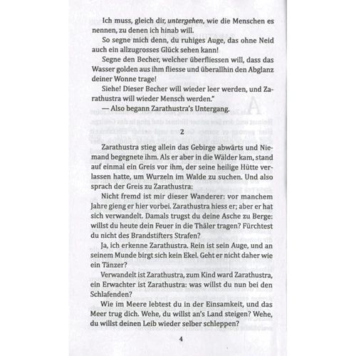 Friedrich Nietzsche: Also sprach Zarathustra. Ein Buch für Alle und Keinen: Количество страниц 112
